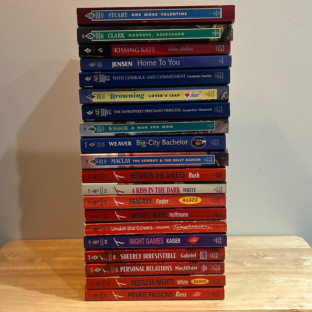 Bundle of 20 Romance Novel Books